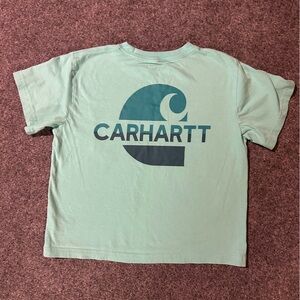 Carhartt Short-Sleeve Logo Tee Crop top Girls Large (12)